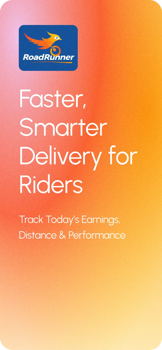 Roadrunner – QuickShip — rider delivery app introduction